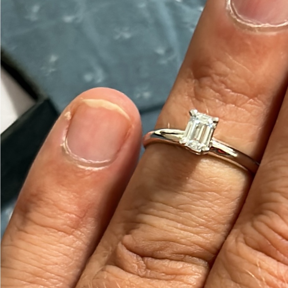 14K 0.40 CT Lab Grown Diamond Ring w/Appraisal